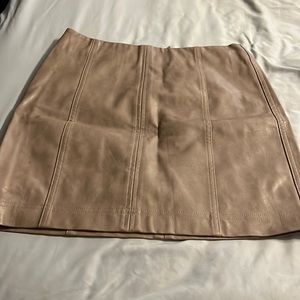 Womens tan skirt